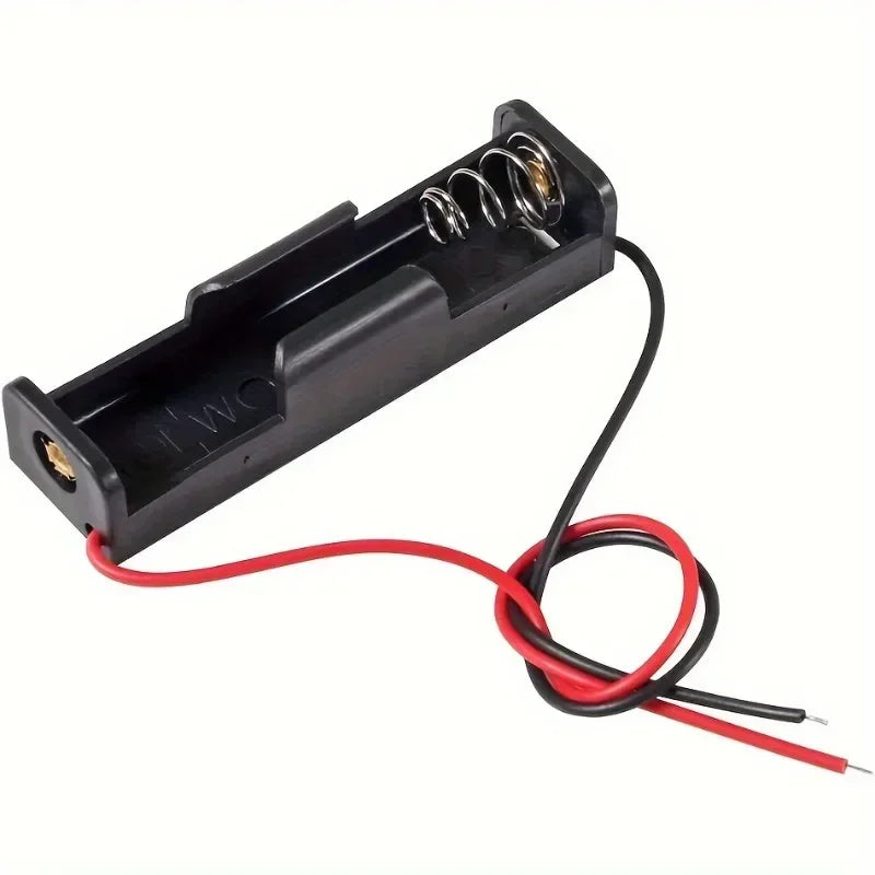 5-Pack 18650 Battery Holder Case with Wire Leads