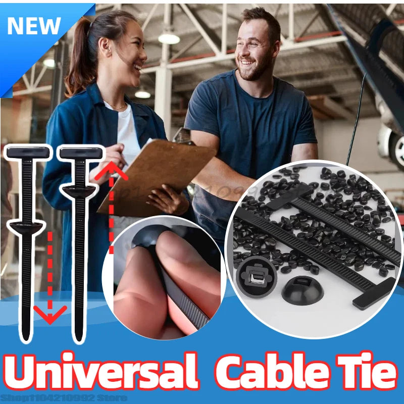 Heavy-Duty Self-Locking Nylon Cable Ties