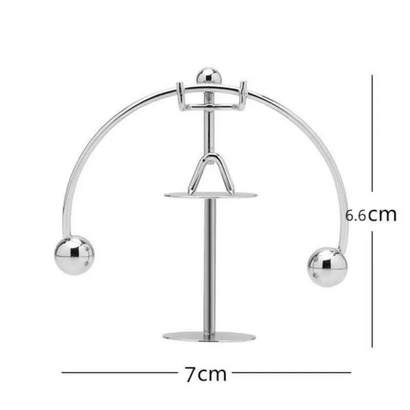 Metal Balance Tumbler Desk Ornament for Office Decor