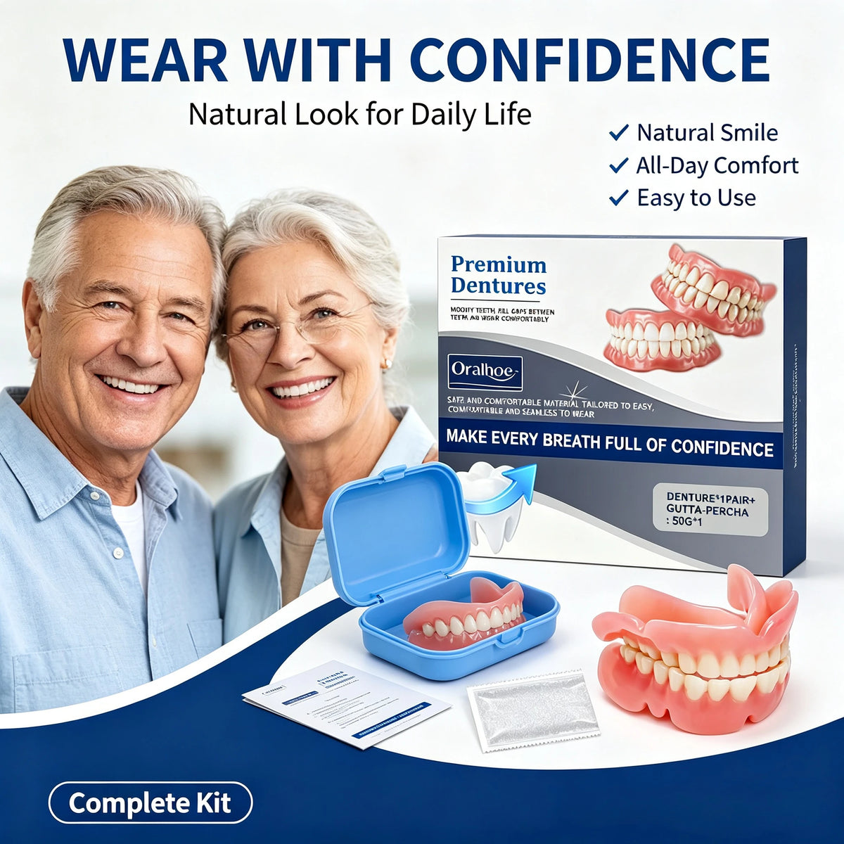 Cosmetic Silicone Teeth Covers for Instant Smile Confidence