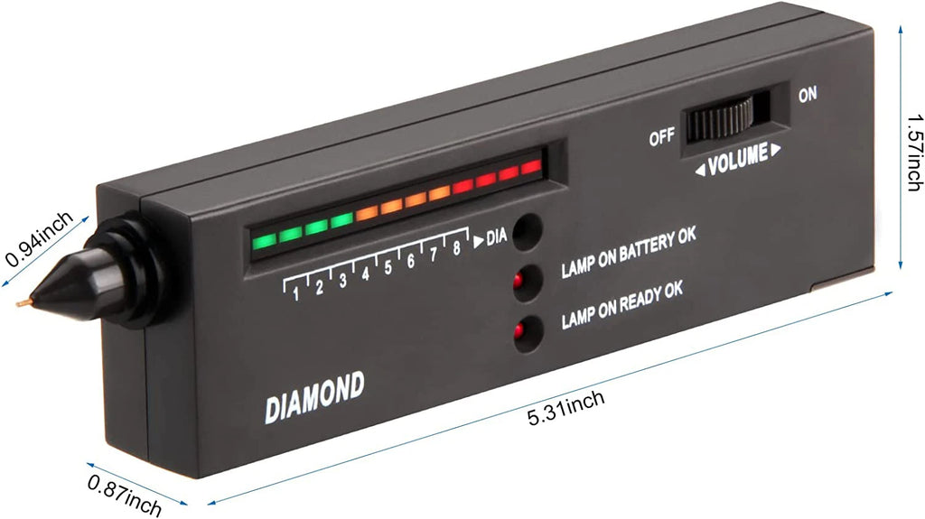 Professional Diamond Tester Pen with Carrying Case