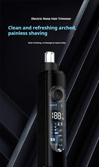 Electric Rechargeable Nose and Ear Hair Trimmer