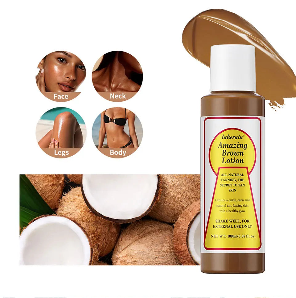 Sunless Tanning Body Lotion for Deep Bronze Glow - 13