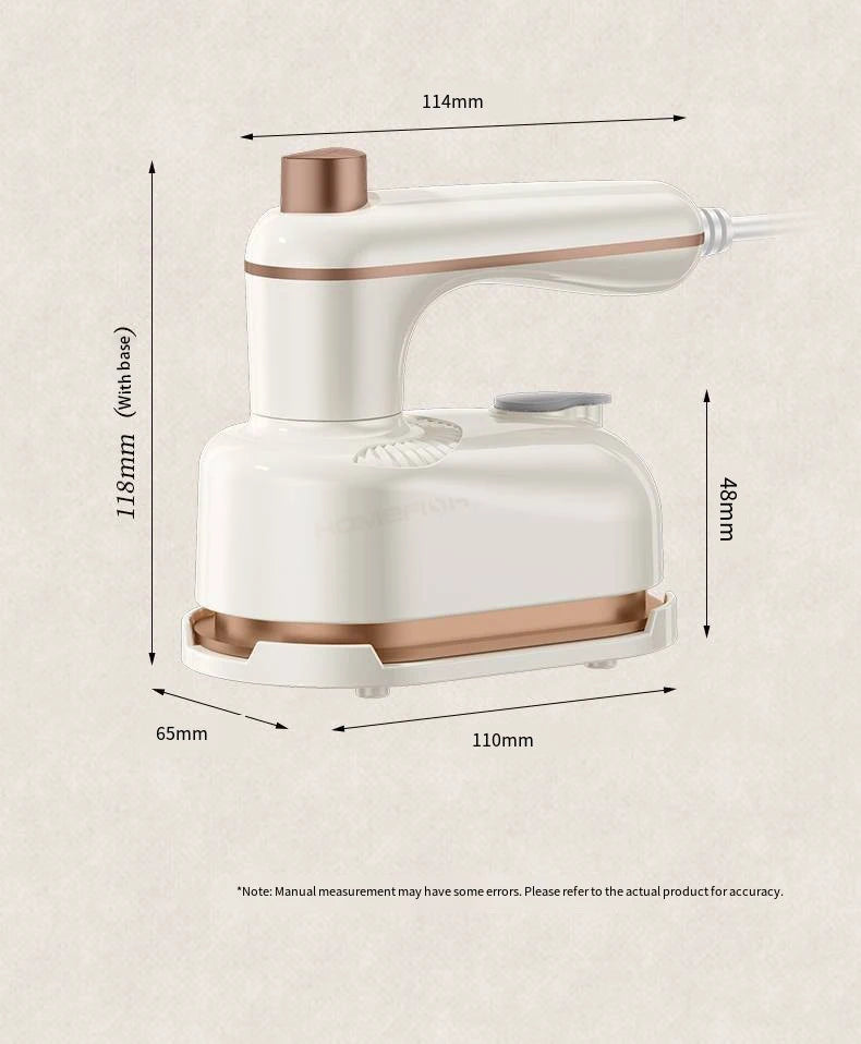 Portable Mini Rotating Electric Steam Iron for Travel