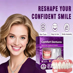 Comfortable Silicone Cosmetic Dentures for Instant Smile
