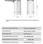 Portable Electric Folding Water Dispenser Pump