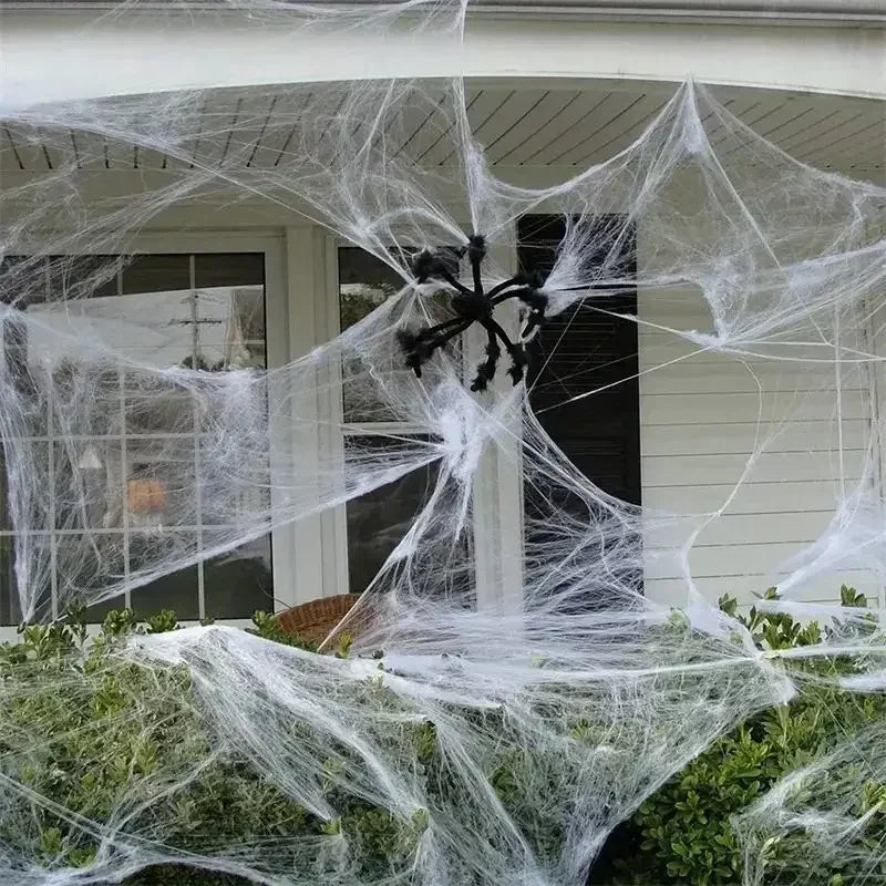 Artificial Spider Web for Halloween Decorations - 5