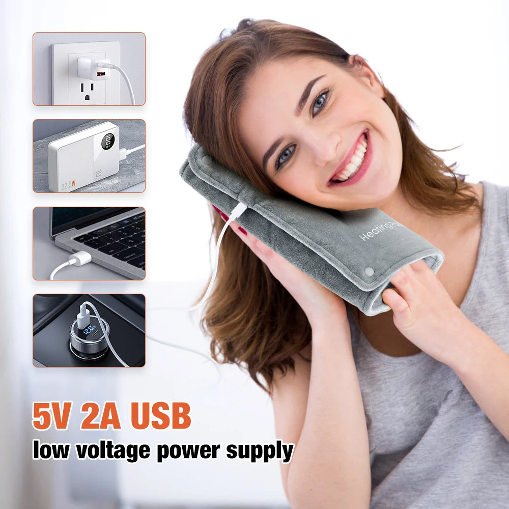 USB Graphene Heated Hand Warmer and Desk Pad