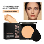 Matte Oil-Control Pressed Setting Powder for Face Makeup