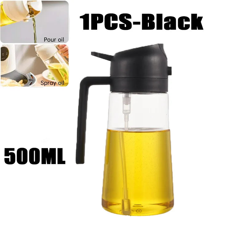 2-in-1 Kitchen Oil Spray and Pour Dispenser