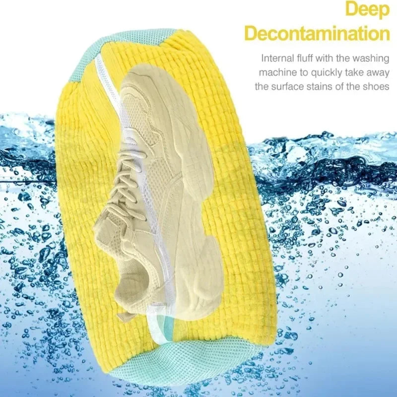 Protective Laundry Mesh Bag for Machine Washing Shoes - 12