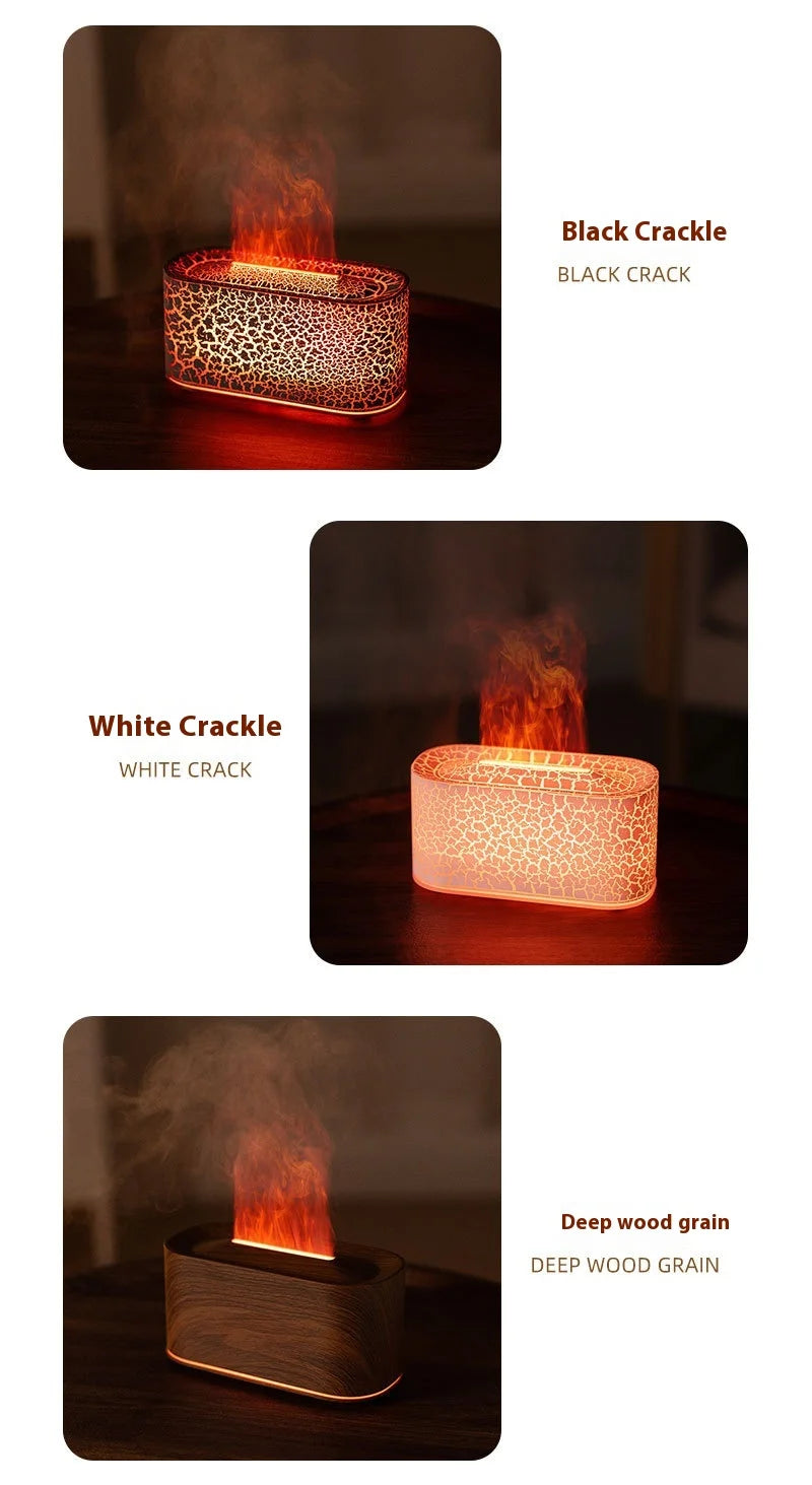 Flame Effect Aromatherapy Humidifier for Home and Bedroom - 18