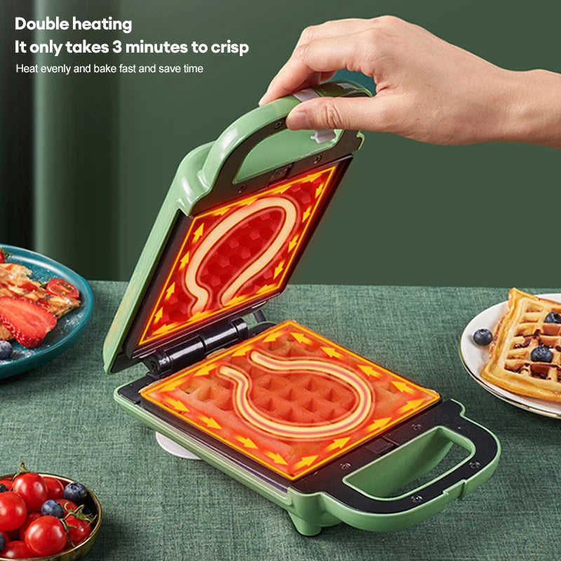 Multifunction Electric Sandwich and Waffle Maker