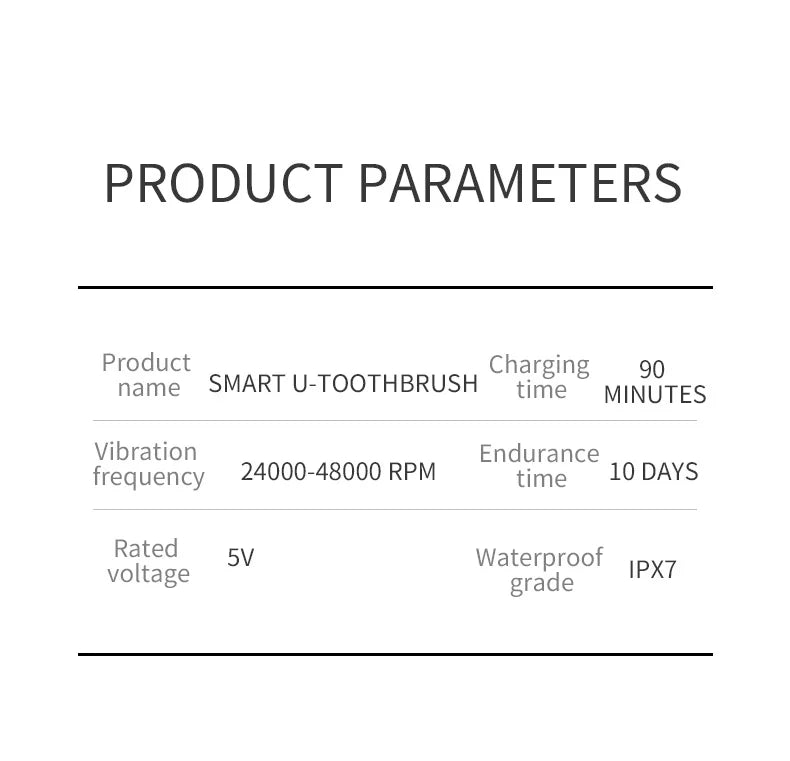 Automatic U-Shaped Electric Toothbrush - 20