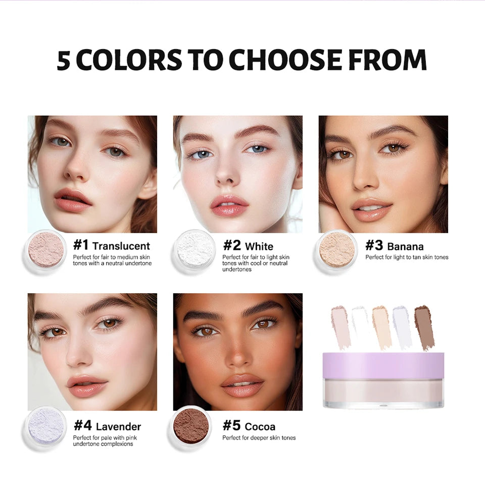 Oil-Control Matte Setting and Baking Face Powder - 9