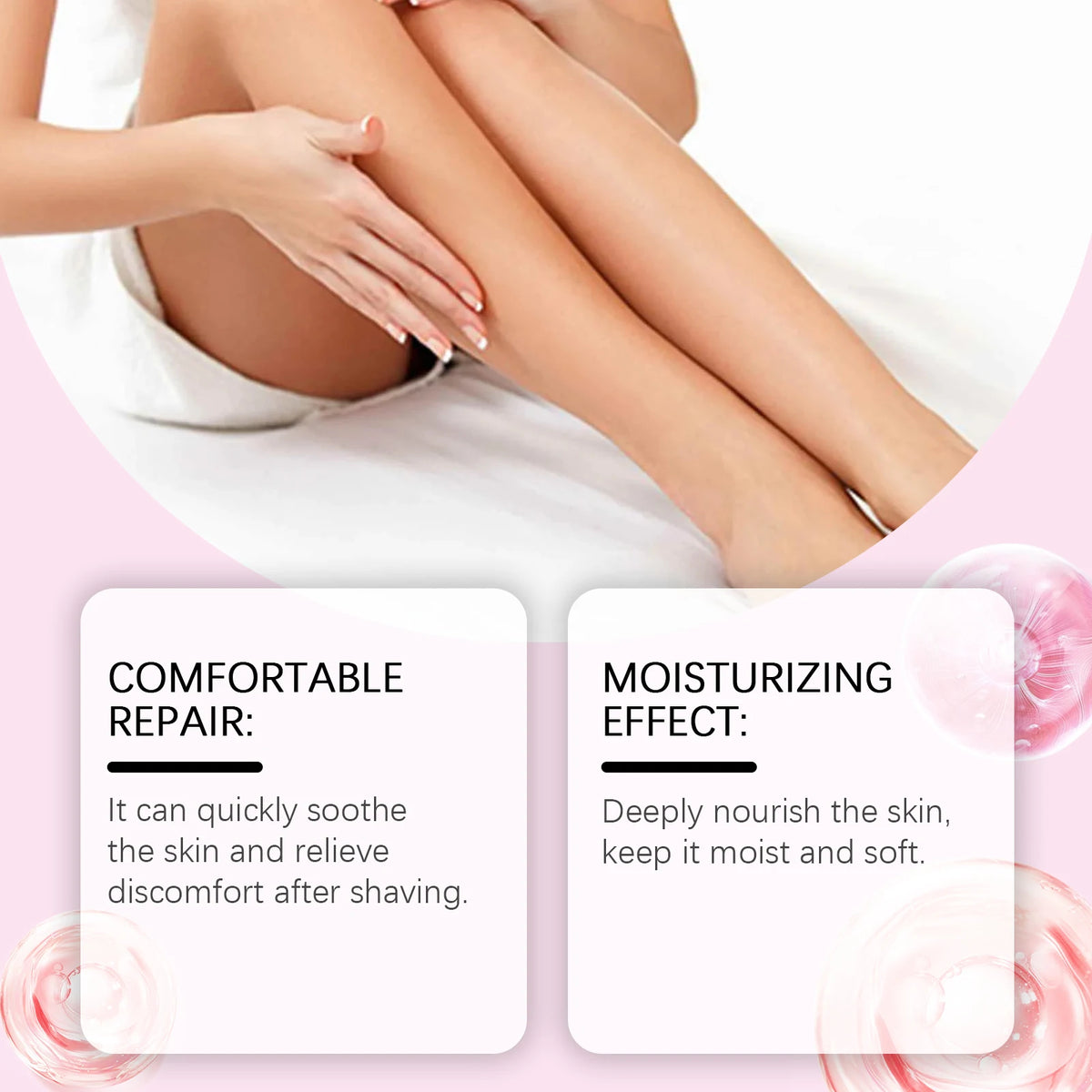 Strawberry Scented Soothing After Shave Oil for Hair Removal