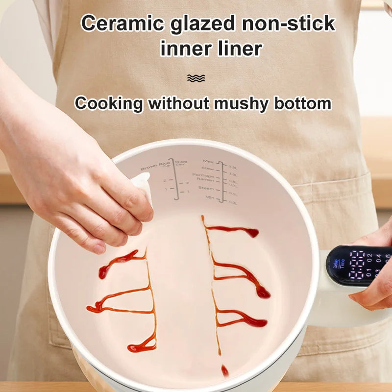 Portable Electric Multi-Cooker for Dorms and Travel