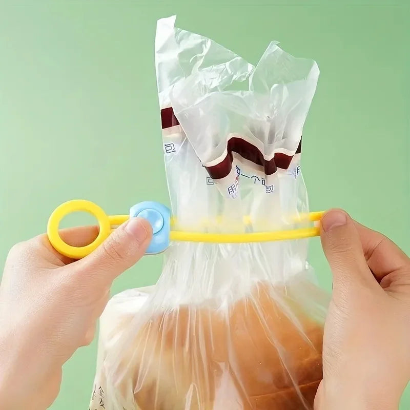 Reusable Elastic Food Bag Sealing Clips - 4