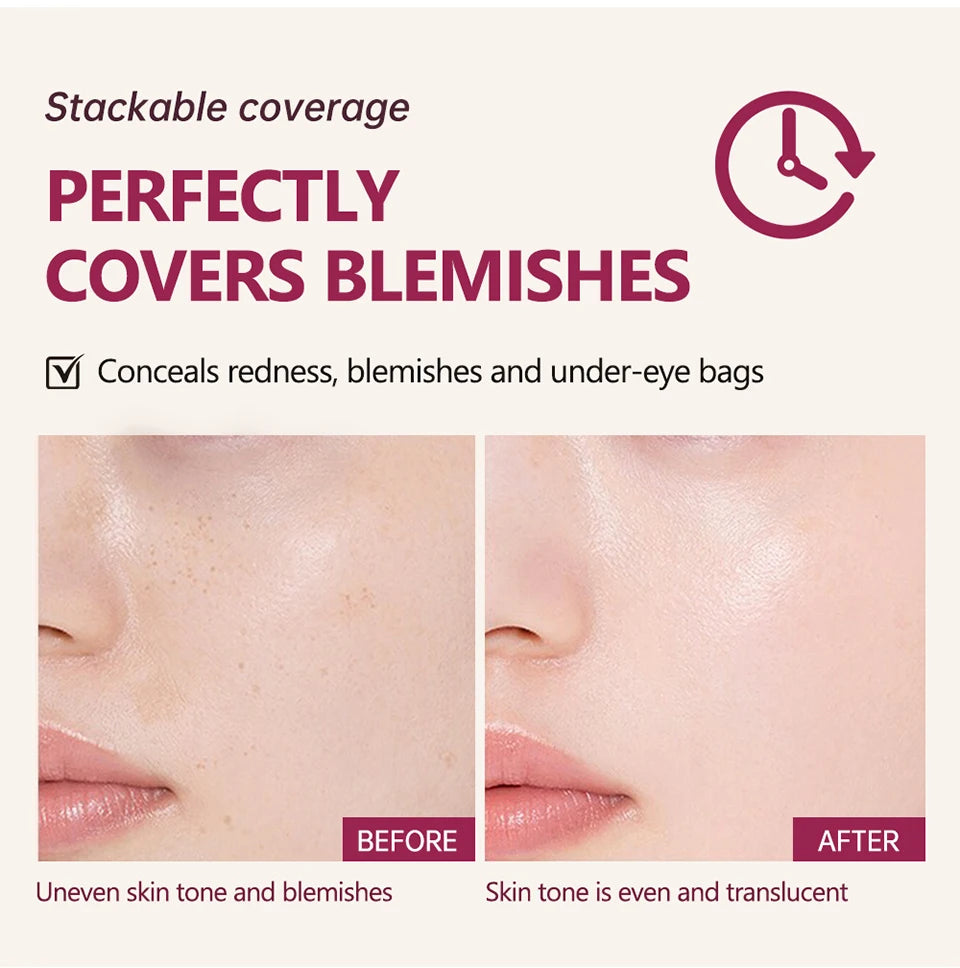 Long-Lasting Cushion Foundation with SPF