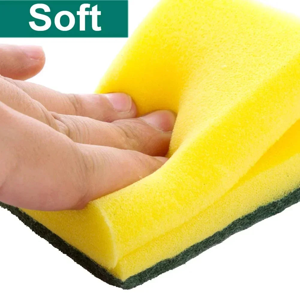 Heavy-Duty Double-Sided Kitchen Cleaning Sponge