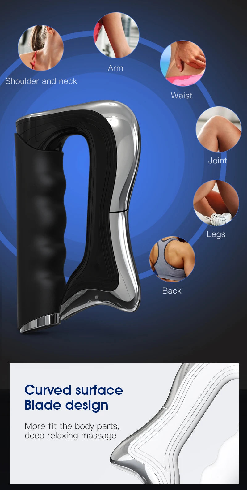 Electric Myofascial Muscle Scraping and Massage Tool - 15