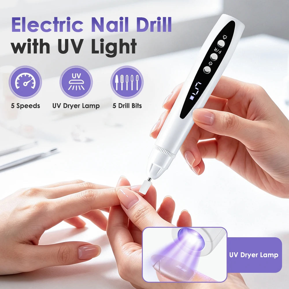 2-in-1 Electric Nail Drill and UV Curing Lamp - 6