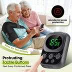 Wireless Heated Shoulder Massager with Vibration and App Control
