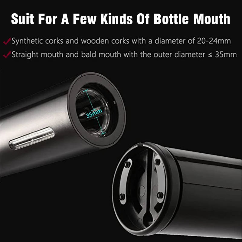 Automatic Electric Wine Opener with Foil Cutter