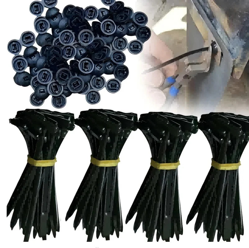 Heavy Duty Nylon Universal Cable Tie Buckle Set