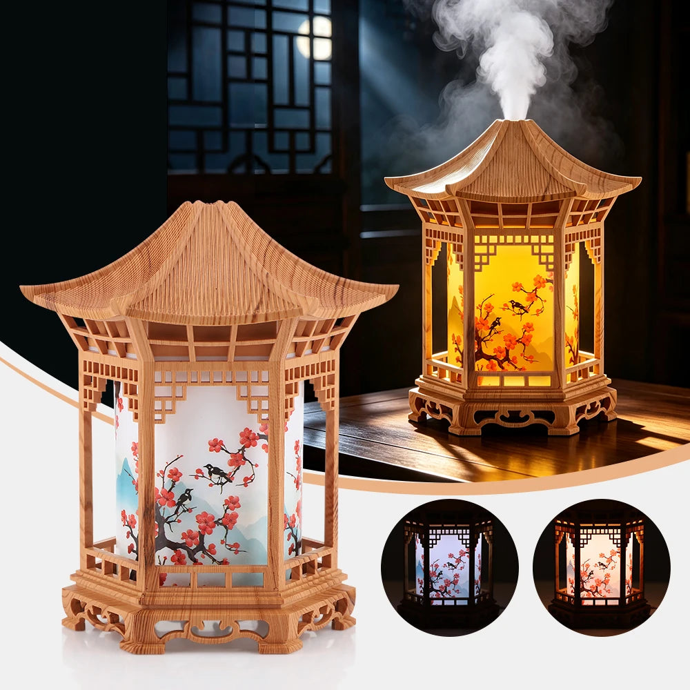Oriental Pavilion Desktop Humidifier and Ambient Night Light