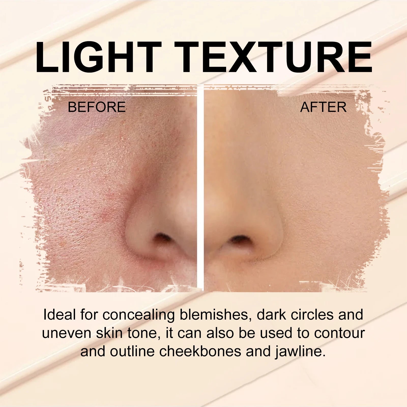 3-Color Cream Concealer Palette for Flawless Face Coverage - 11