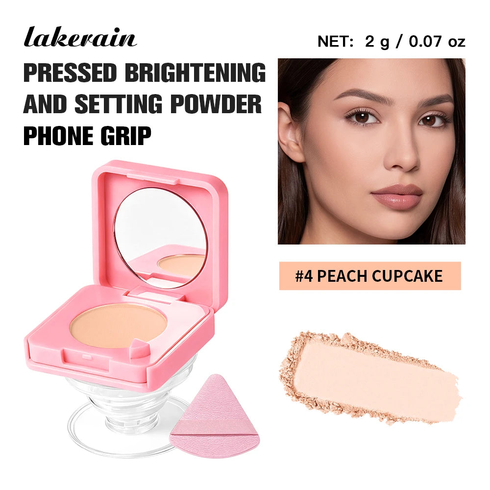 Oil-Control Pressed Setting Powder with Mirror and Phone Grip