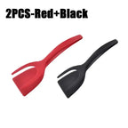2-in-1 Non-Stick Spatula and Kitchen Tongs for Cooking