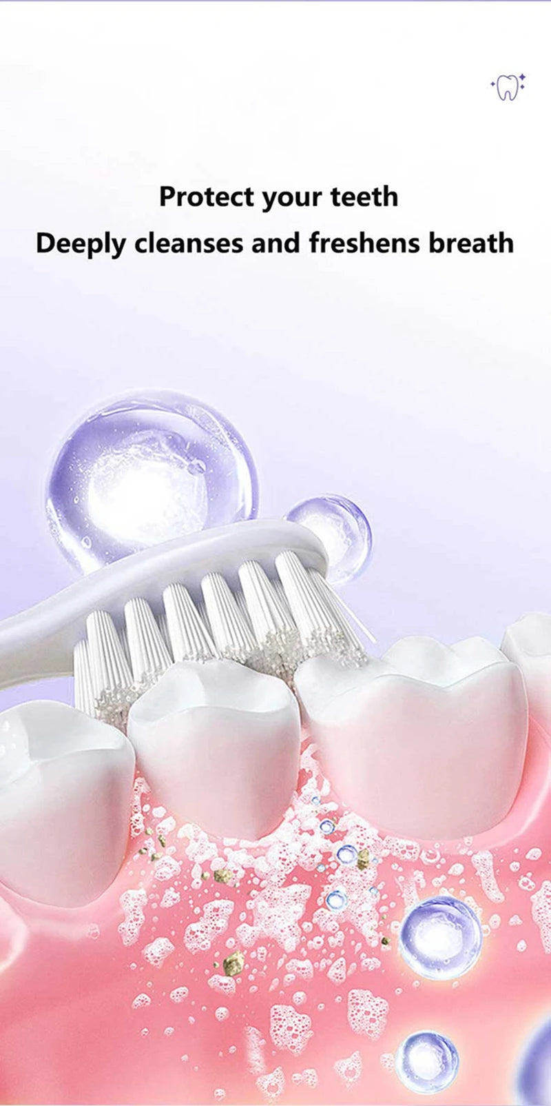 Deep Cleaning Teeth Whitening Foam Toothpaste