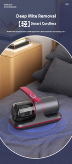 Wireless Handheld Mattress Vacuum and Mite Remover