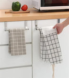 Stainless Steel Over-Cabinet Door Towel Rack
