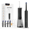 2-in-1 Portable Water Flosser and Electric Toothbrush Kit