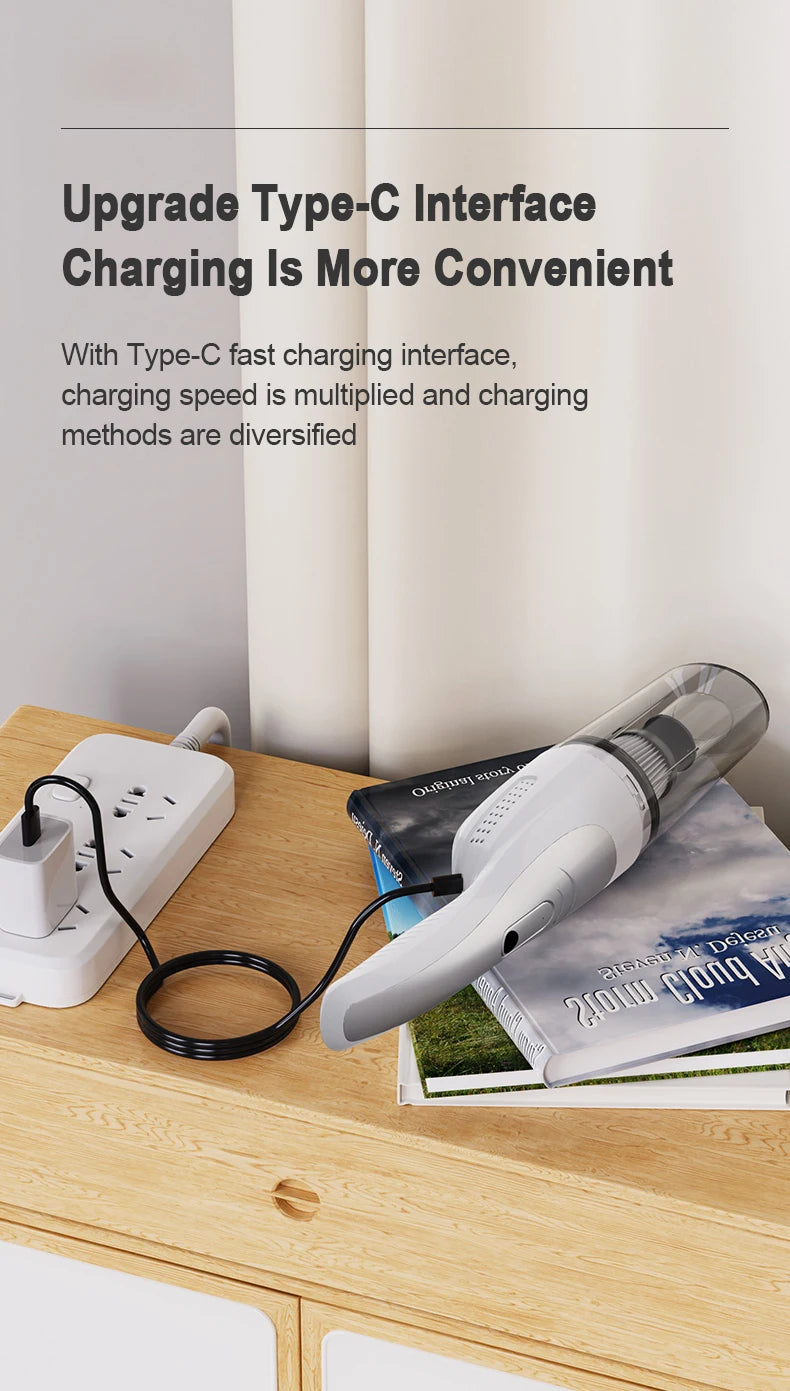 Cordless Handheld Vacuum Cleaner for Home and Car