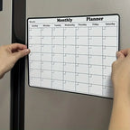 Magnetic Refrigerator Dry Erase Monthly Calendar Planner