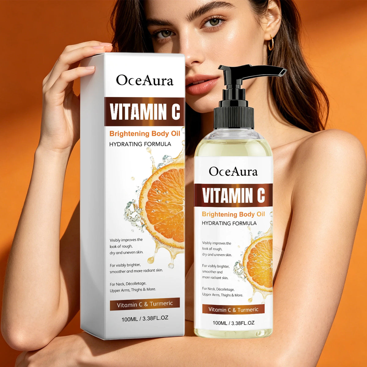 Turmeric and Vitamin C Brightening Body Oil