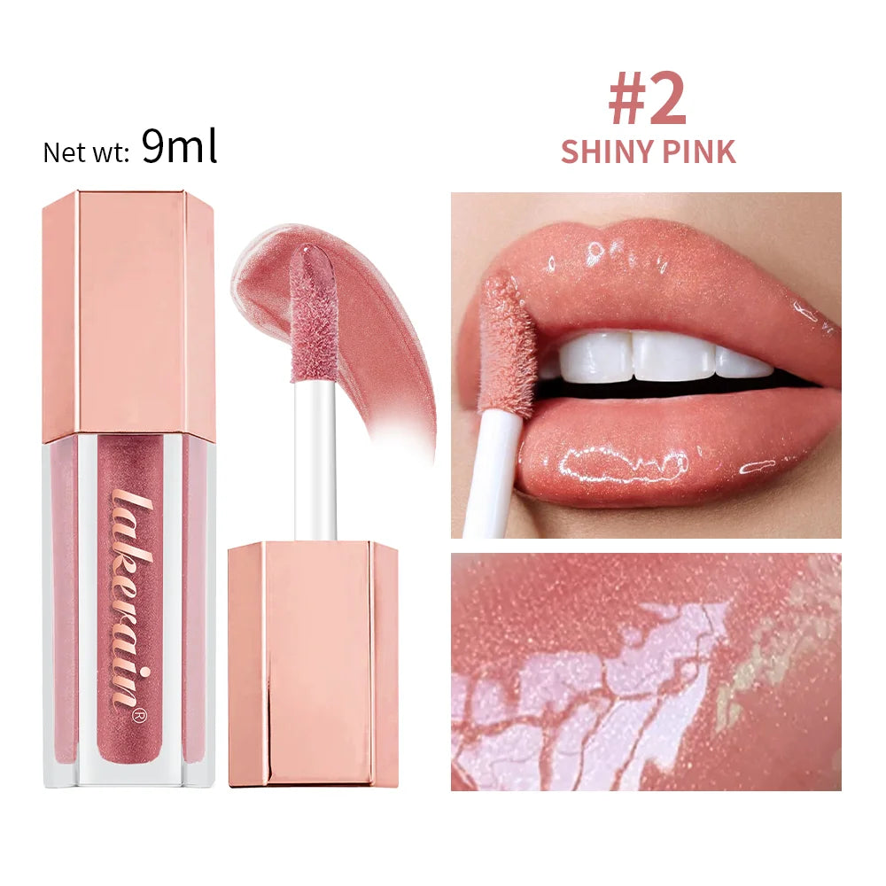 Moisturizing Liquid Glitter Lip Gloss for Plump Lips