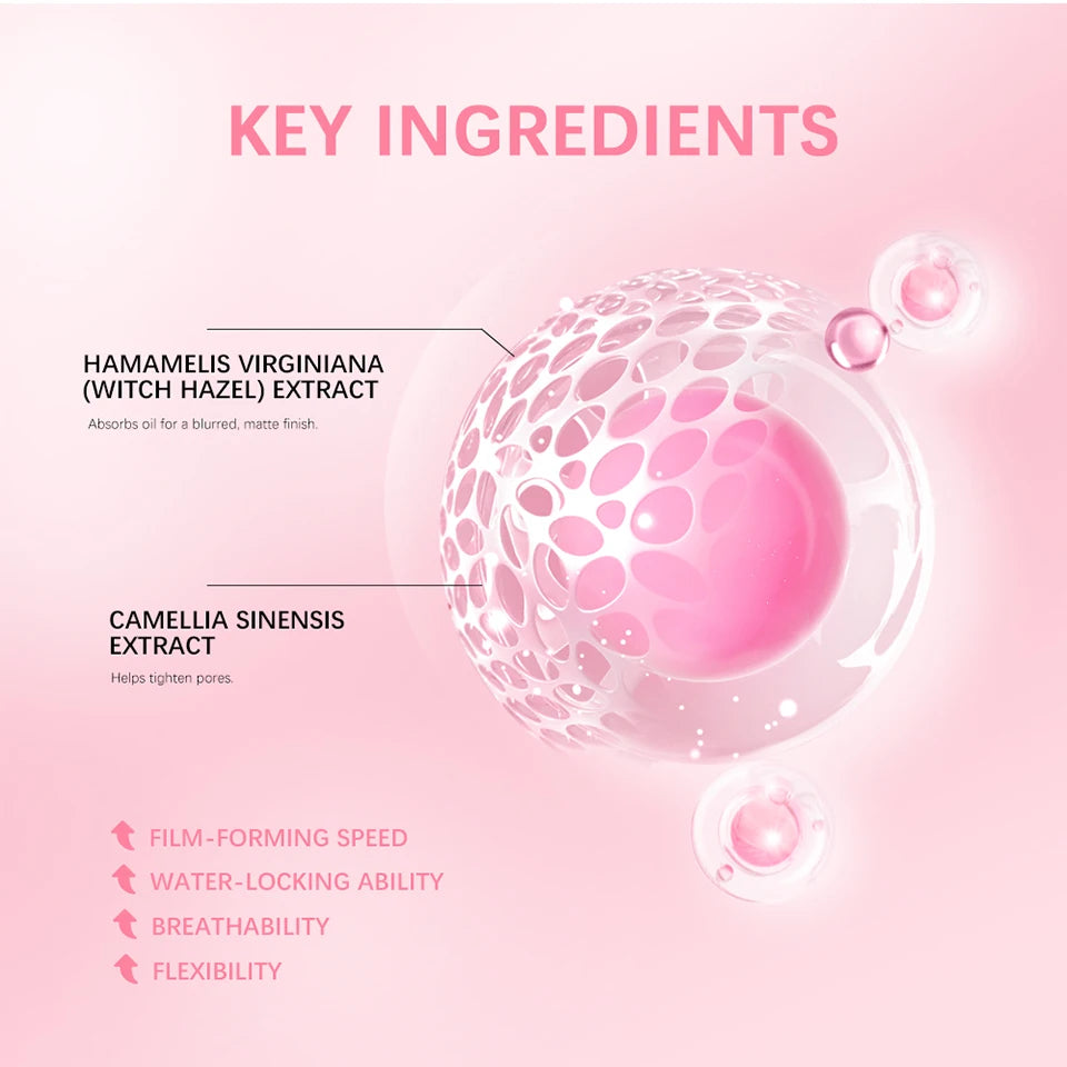 4-Piece Long-Lasting Waterproof Makeup Base and Setting Set - 18