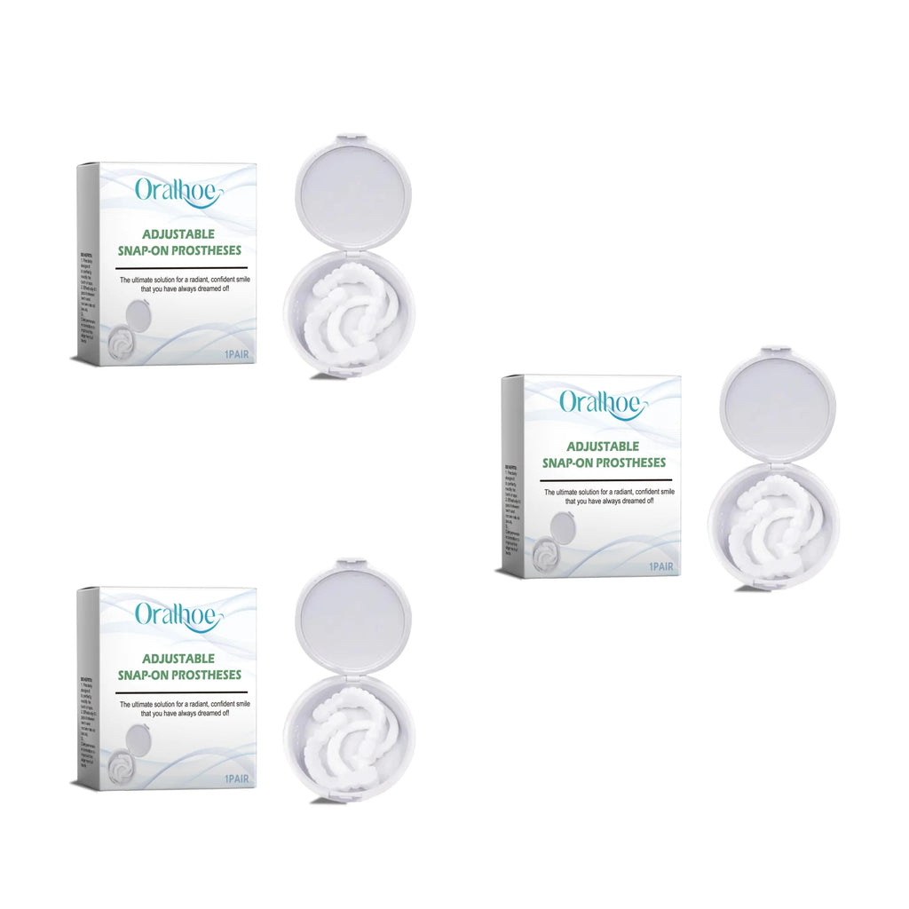Adjustable Snap-On Dentures for Instant Smile Makeover