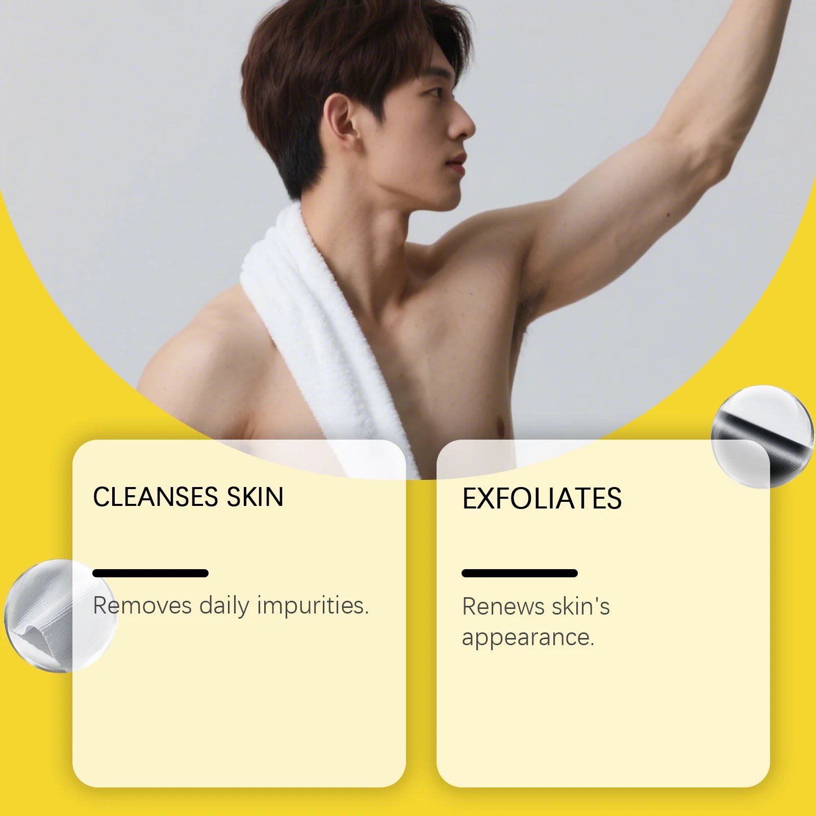 Exfoliating Lemongrass Bath Sponge for Daily Body Cleansing - 8