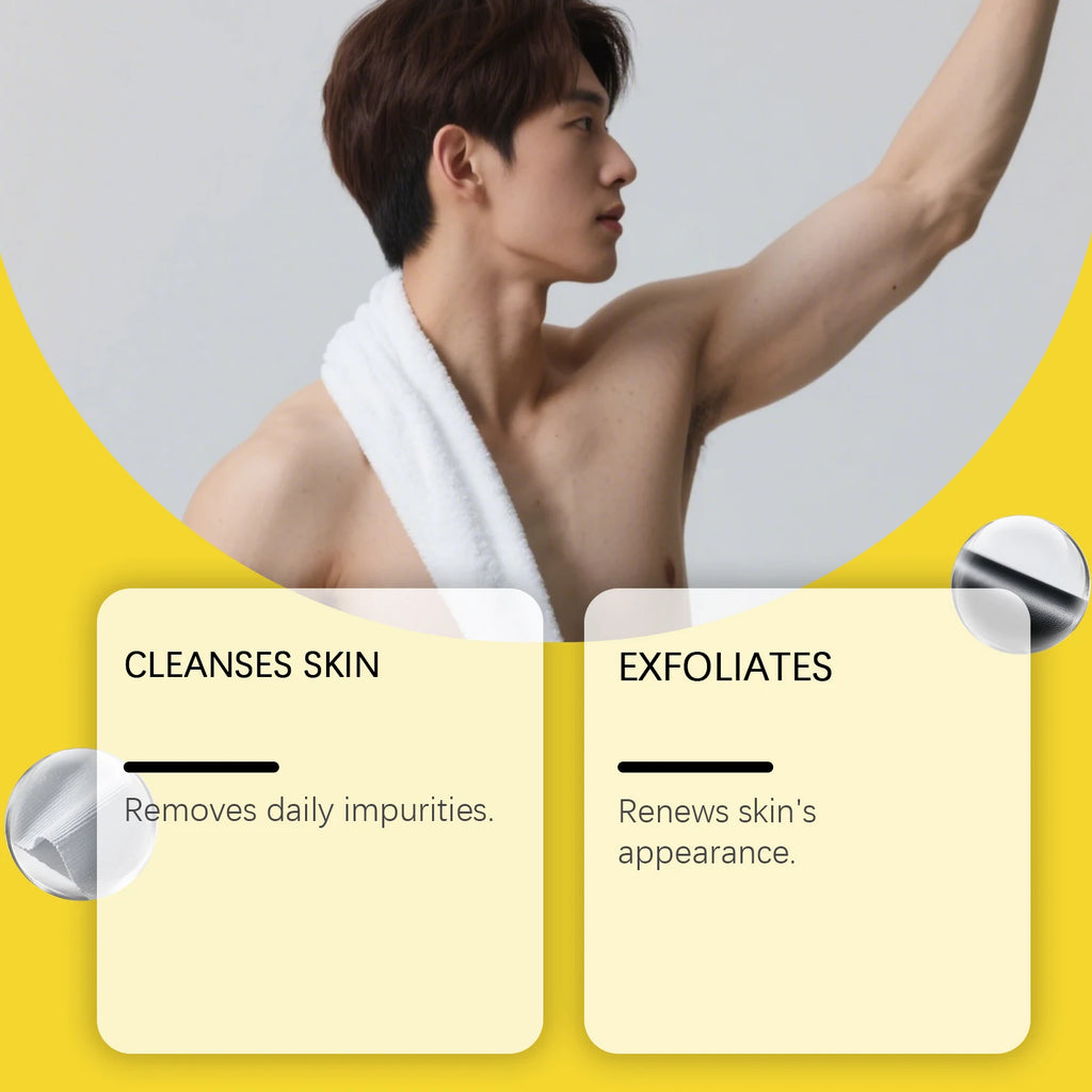 Exfoliating Lemongrass Bath Sponge for Daily Body Cleansing
