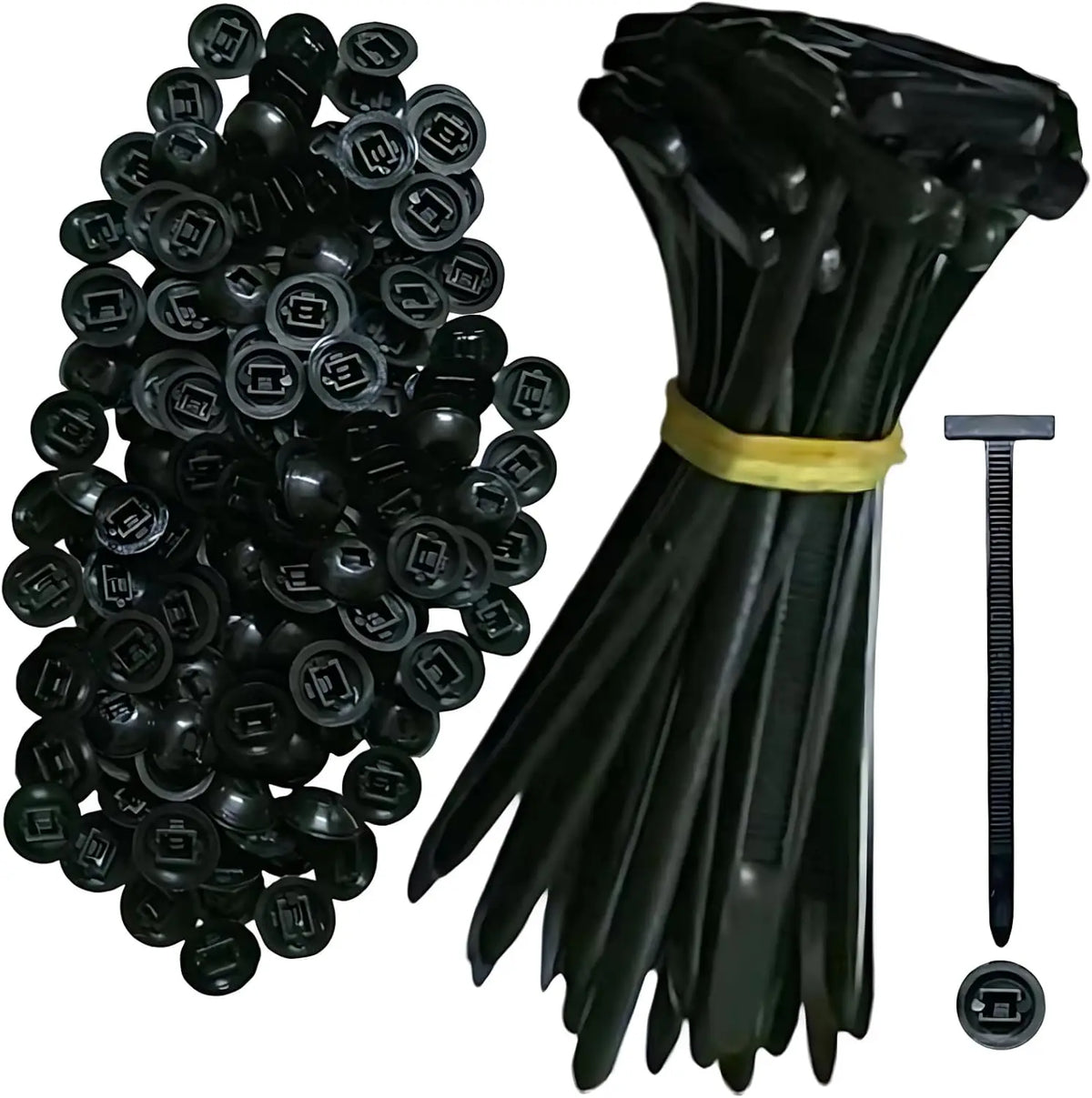Heavy Duty Nylon Universal Cable Tie Buckle Set