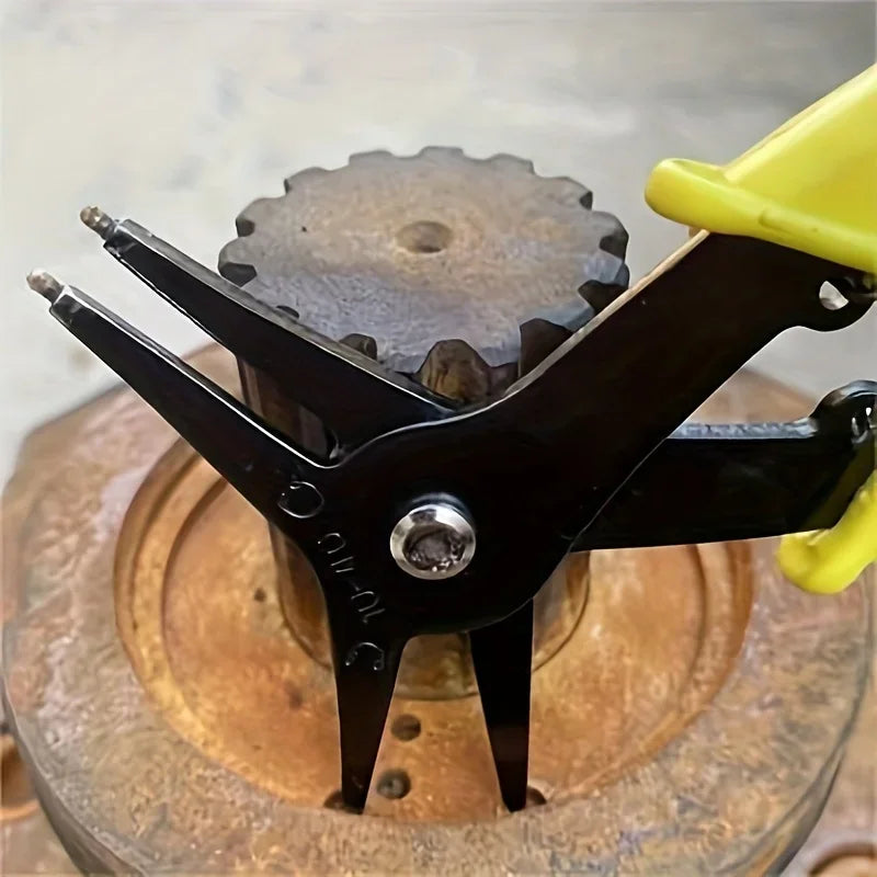 Multifunctional 4-in-1 Circlip Snap Ring Plier Tool