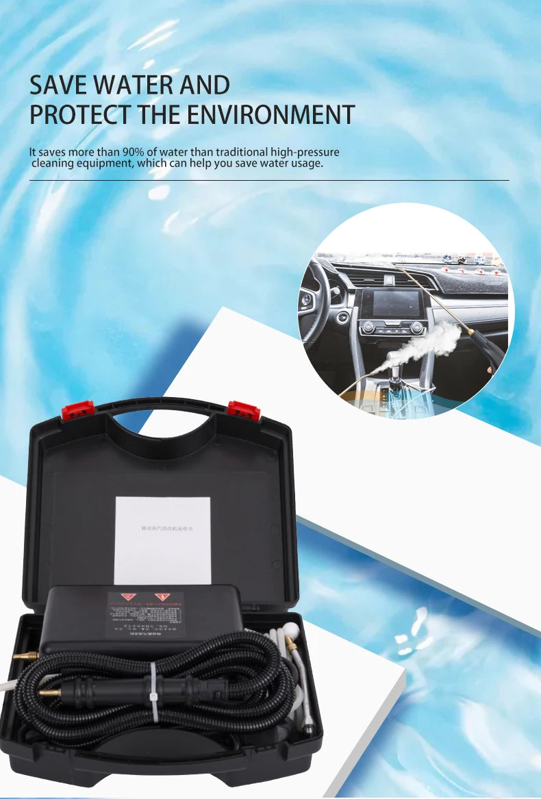 High-Temperature Steam Cleaner for Kitchen and Home - 21