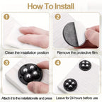 Self-Adhesive 360° Swivel Casters for Furniture and Appliances