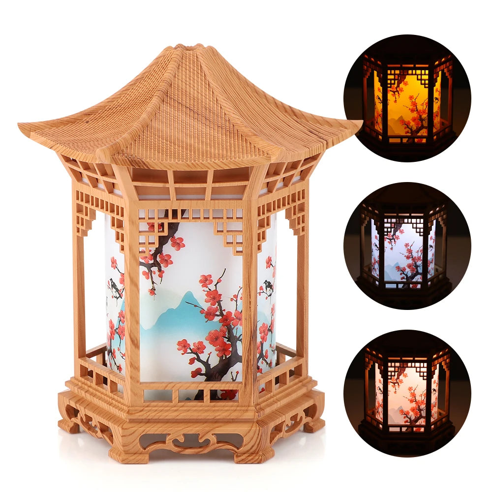 Oriental Pavilion Desktop Humidifier and Ambient Night Light